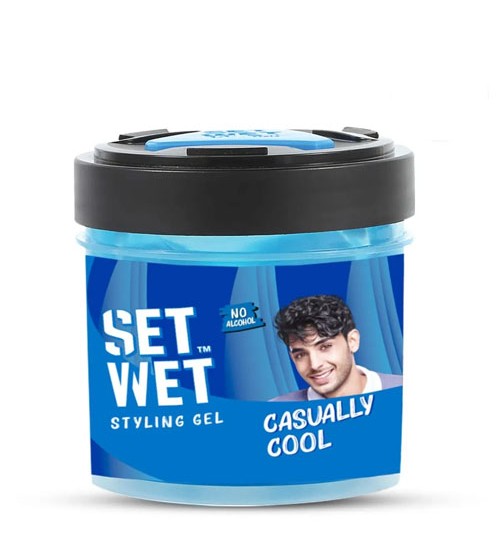 Set Wet Styling Hair Gel for Men Casually Cool 250g